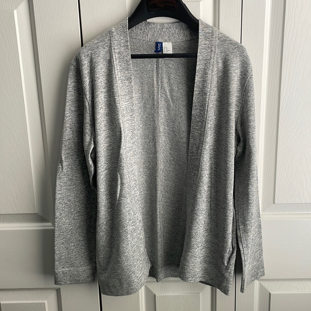 Mens H&M grey cardigan